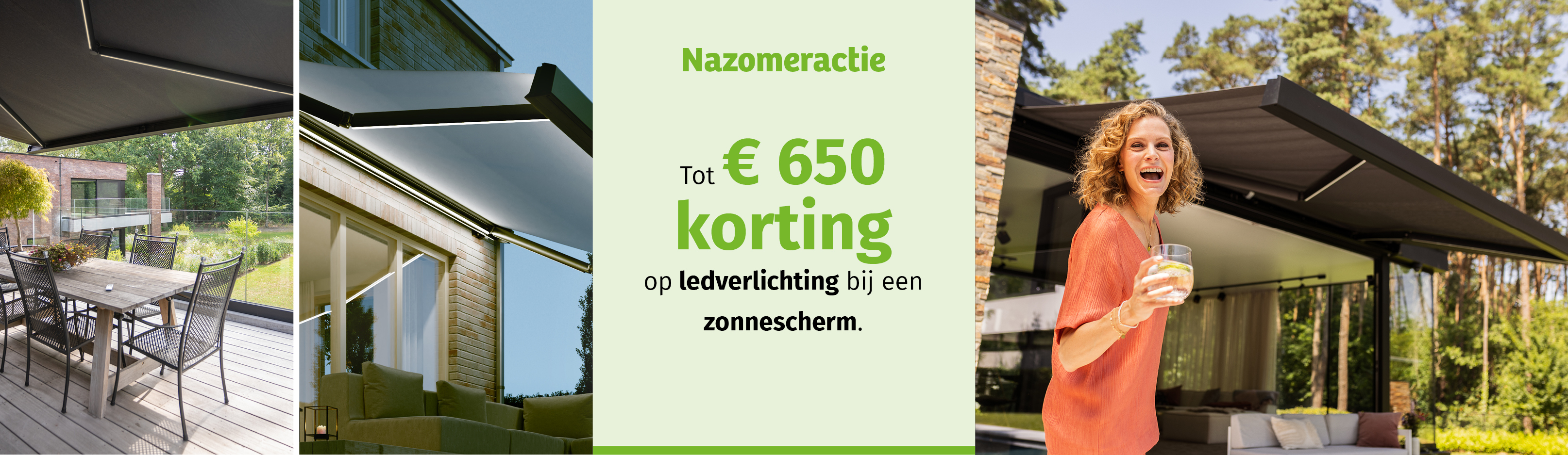 Nazomeractie zonneluifels